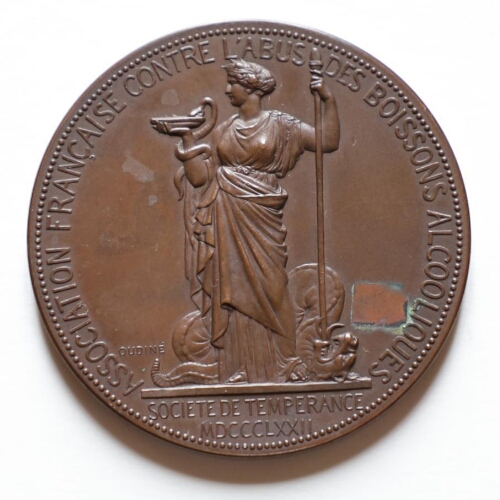 Médaille de "L'Association Française contre l'abus des boissons alcooliques"