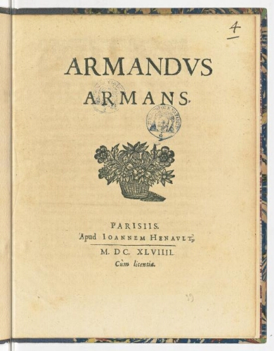 Armandus armans.
