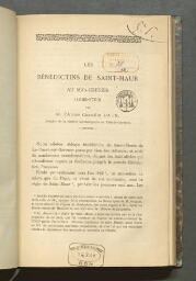 Les Bénédictins de Saint-Maur au Mas-Grenier (1628-1790)