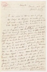 Correspondance de Gustave Flaubert et sa famille ; de Gertrude et Henriette Collier. Documents divers.